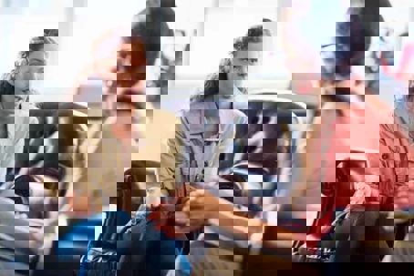 woman talking to therapist